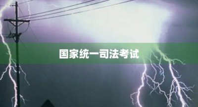 ​国家统一司法考试