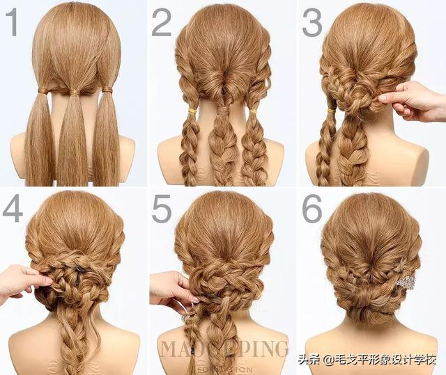 简单大方又好看的盘发(九款精致好看的盘发造型)(6)