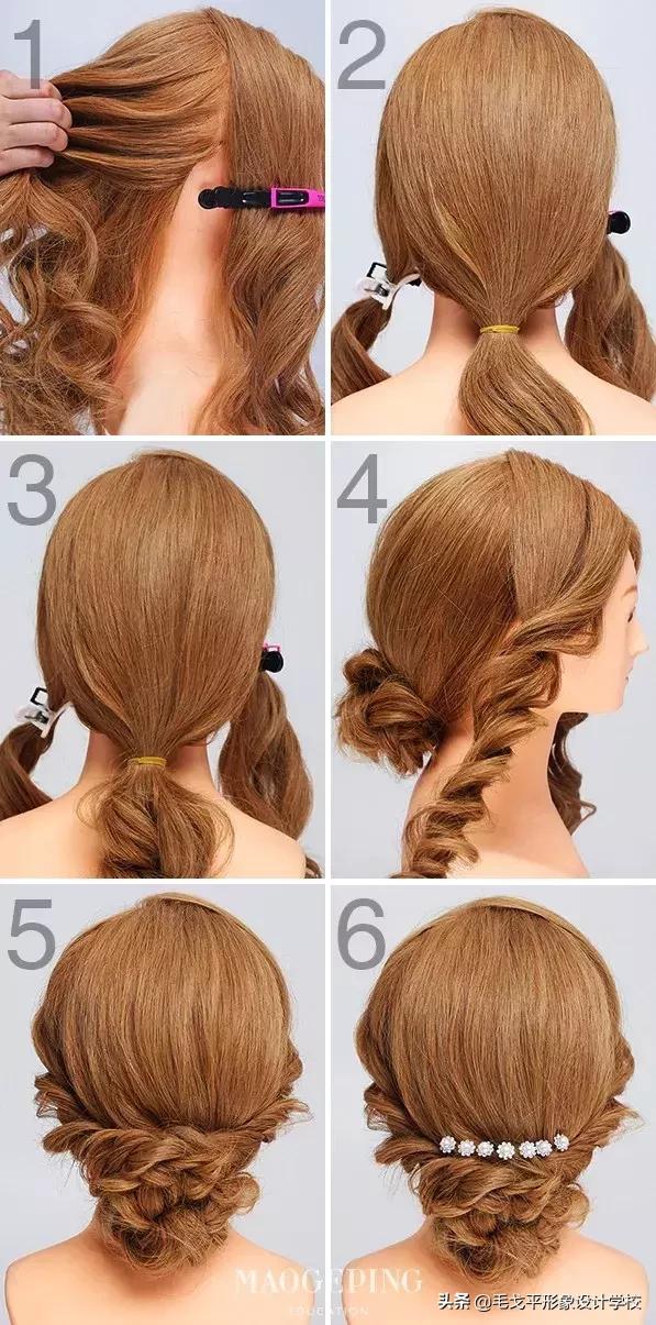 简单大方又好看的盘发(九款精致好看的盘发造型)(4)