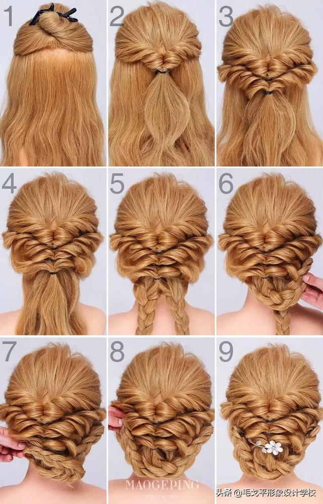 简单大方又好看的盘发(九款精致好看的盘发造型)(2)