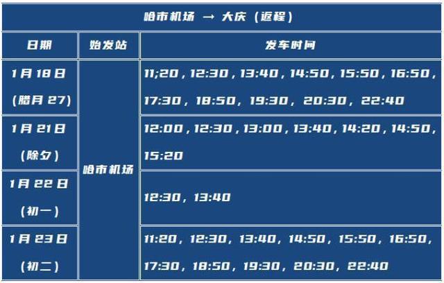 大庆机场航线时刻表(大庆机场积极恢复航线航班)