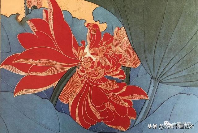 名画家水墨写意荷花（历代名家笔下的荷花）(55)