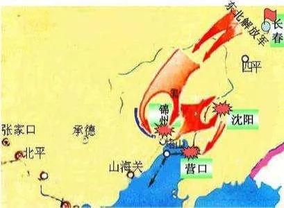 锦州战役图示(三大战役的锦州之战)(1)
