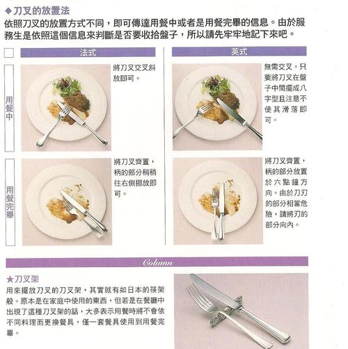 西餐刀叉用法（西餐如何正确使用刀叉）