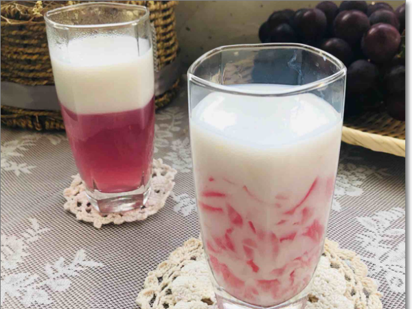 葡萄撞奶怎么做,葡萄撞奶怎么做 视频图14