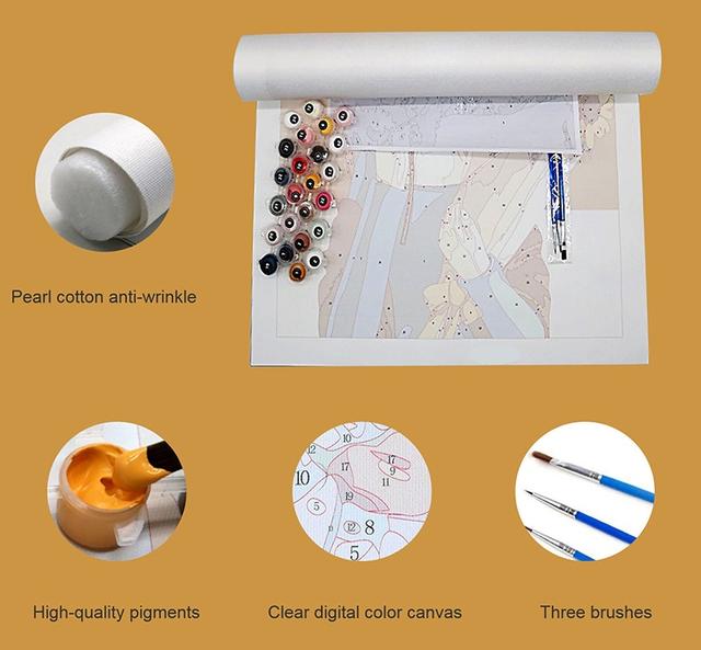 数字油画零基础教程(数字油画怎么画)(1)