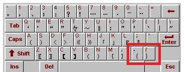 键盘上的大括号怎么打,键盘打出括号怎么按哪个键图15