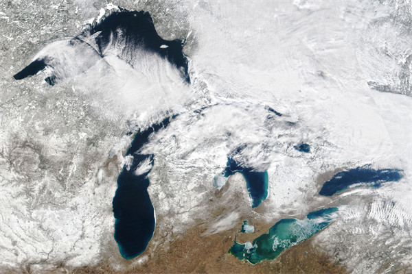 北美五大湖的成因(北美五大湖怎么形成的)