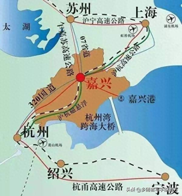 高清!浙江省嘉兴市城市总体规划图,嘉兴人收藏了