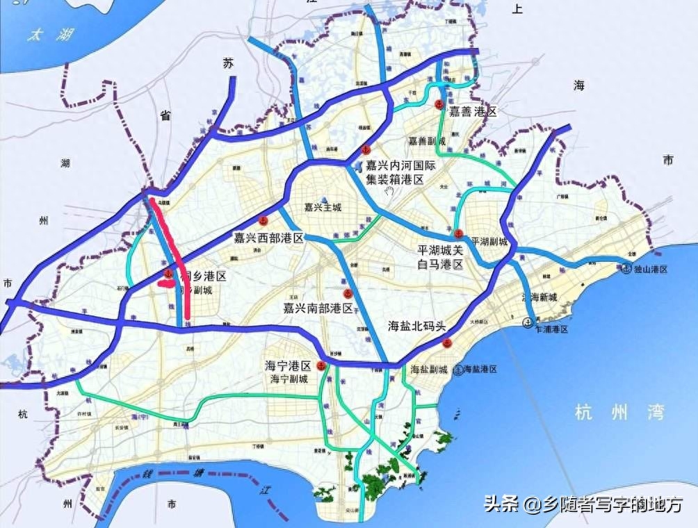 高清!浙江省嘉兴市城市总体规划图,嘉兴人收藏了