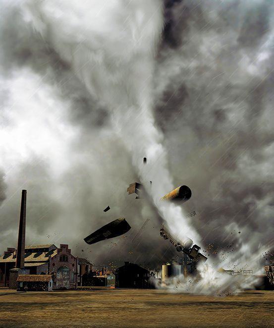 河南商丘遭遇龙卷风席卷游乐场,突遇龙卷风我们该怎么办