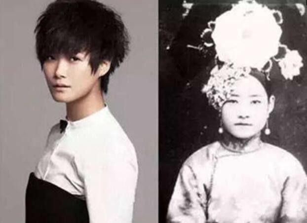 多张老照片令人生疑,真的有轮回转世么?明星百年前名人神撞脸