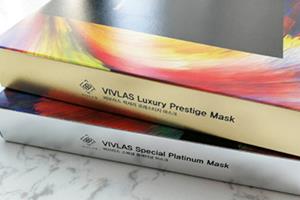 vivlas唯兰颂白金侠面膜和黄金侠面膜对比