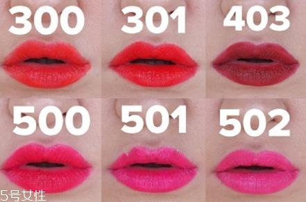 阿玛尼小胖丁唇釉303号试色 阿玛尼口红303的颜色 阿玛尼小胖丁唇釉303号试色 阿玛尼口红303的颜色
