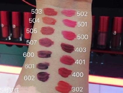 阿玛尼小胖丁唇釉303号试色 阿玛尼口红303的颜色 阿玛尼小胖丁唇釉303号试色 阿玛尼口红303的颜色