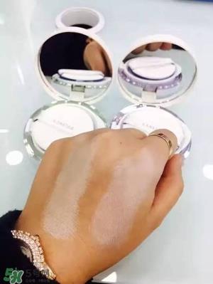 兰芝气垫隔离色号 兰芝气垫隔离试色 兰芝气垫隔离色号 兰芝气垫隔离试色