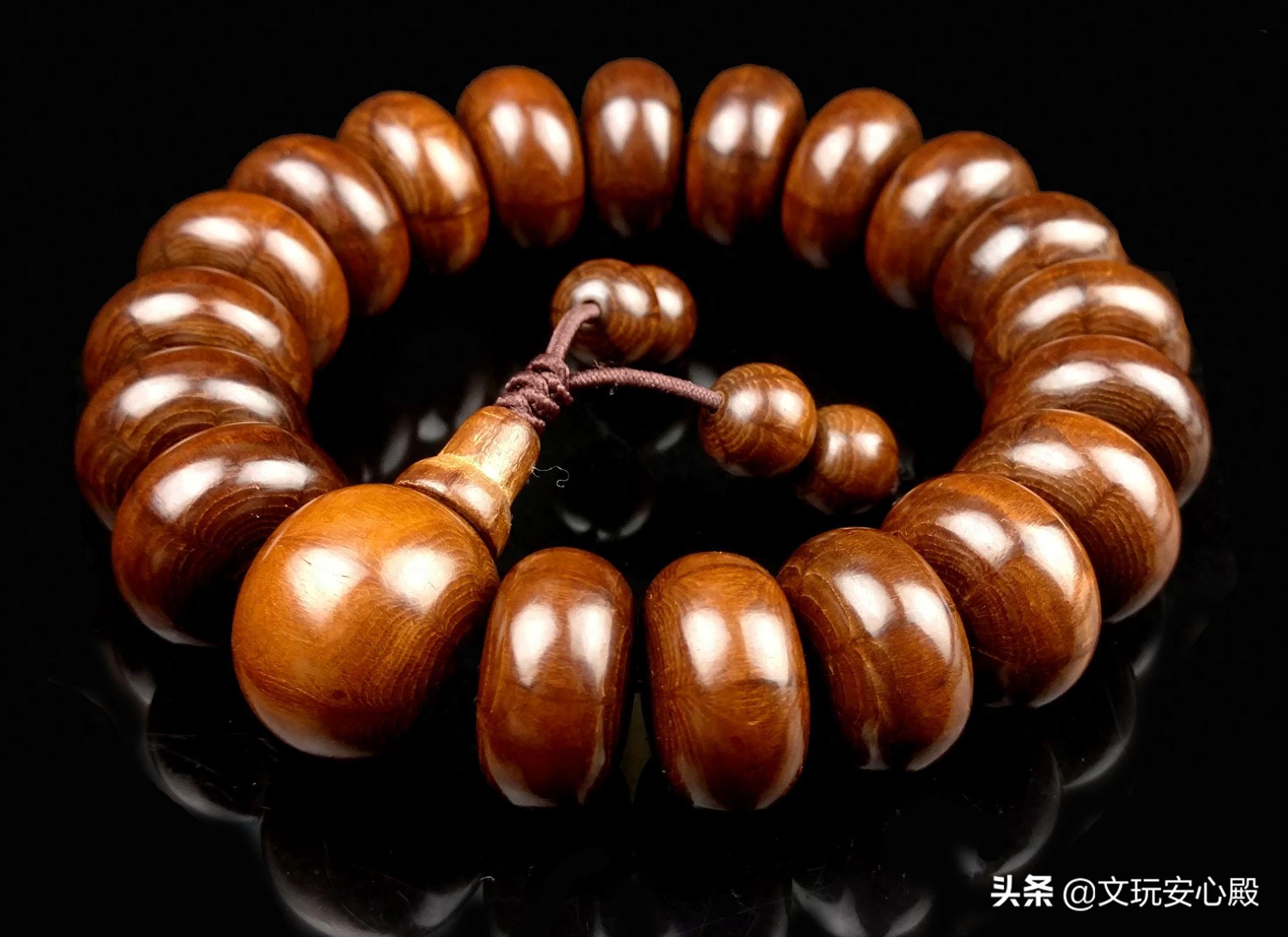 六道木手串如何盘玩,六道木手串包浆后图片
