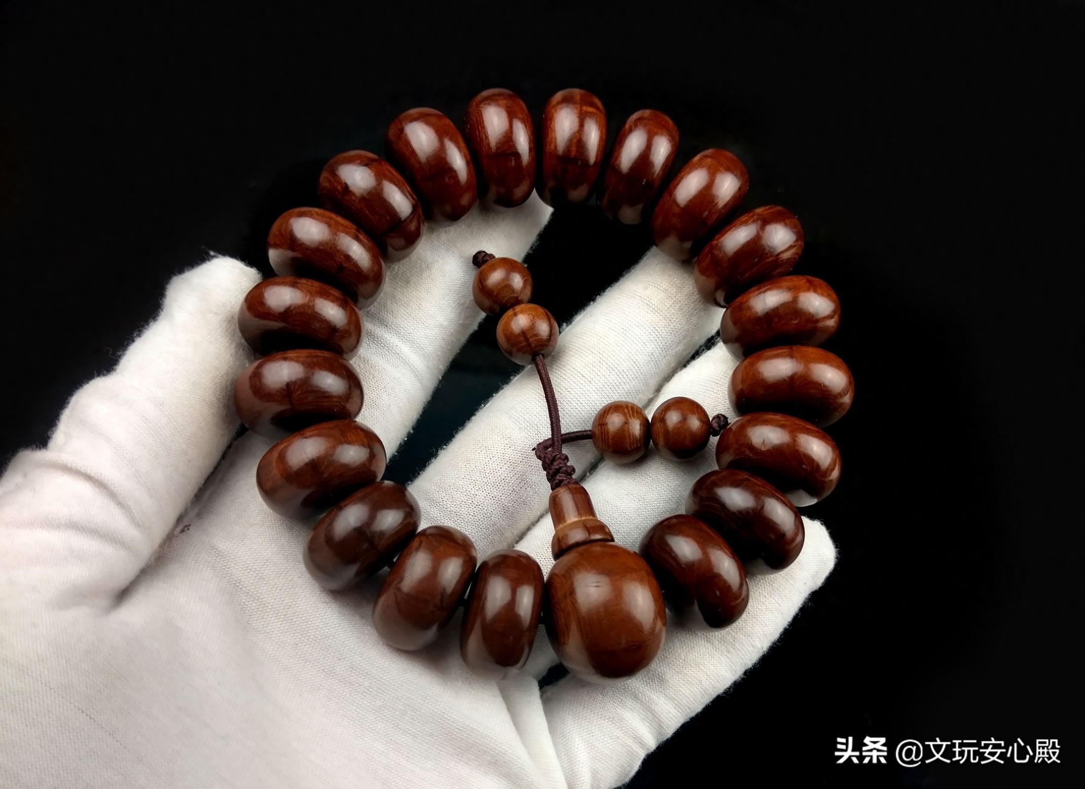 六道木手串如何盘玩,六道木手串包浆后图片