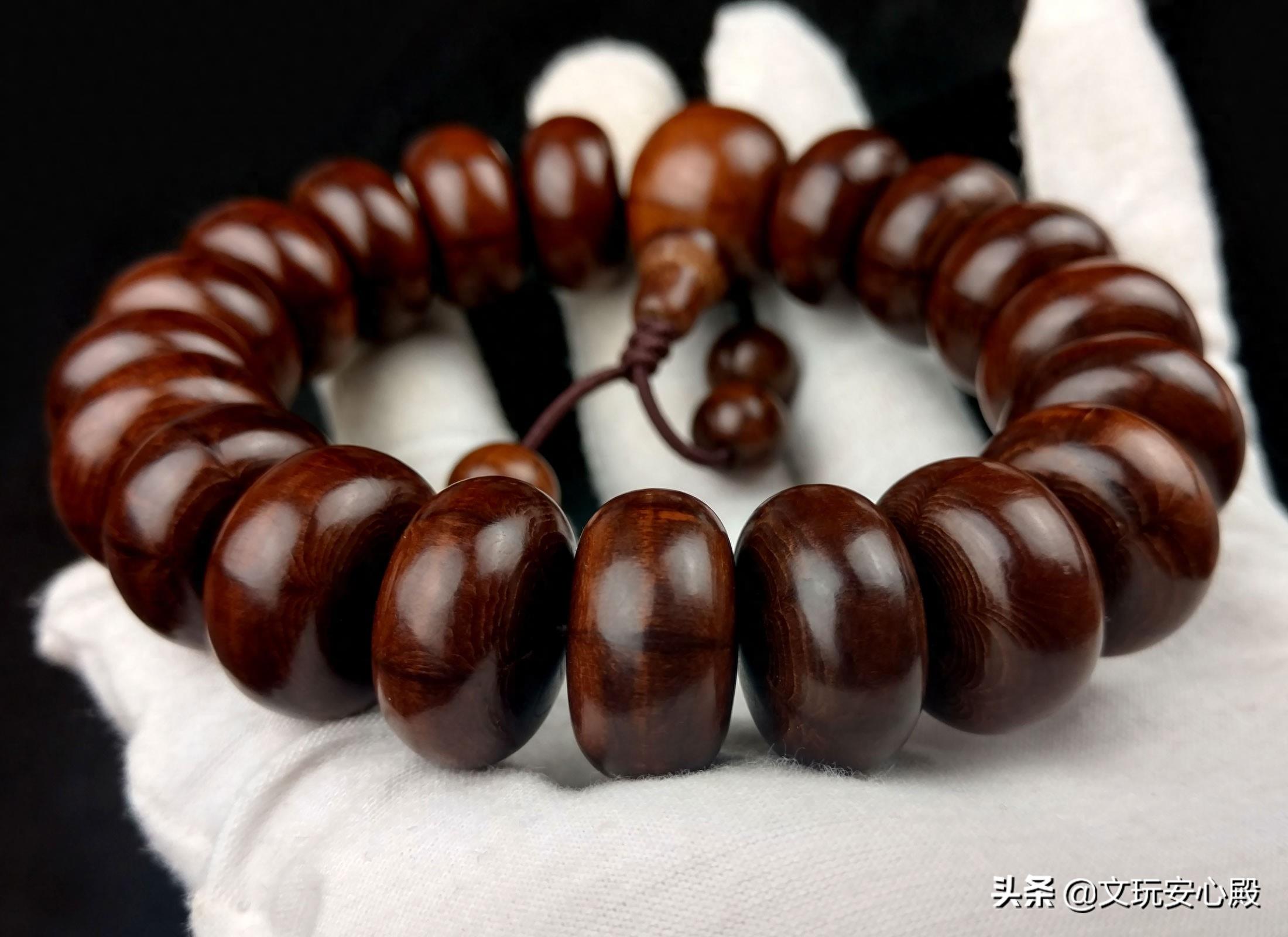 六道木手串如何盘玩,六道木手串包浆后图片