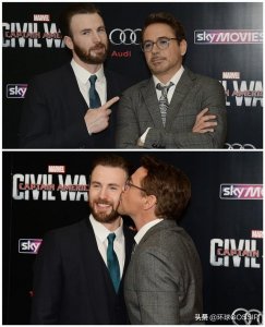 ​钢铁侠为美国队长庆贺38岁生日，又是“翘臀”又是献吻好热闹