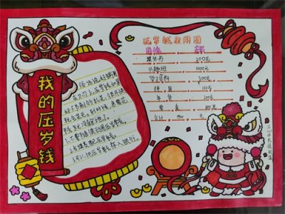 ​我的压岁钱｜寻找年味·烟台中小学生作品选登