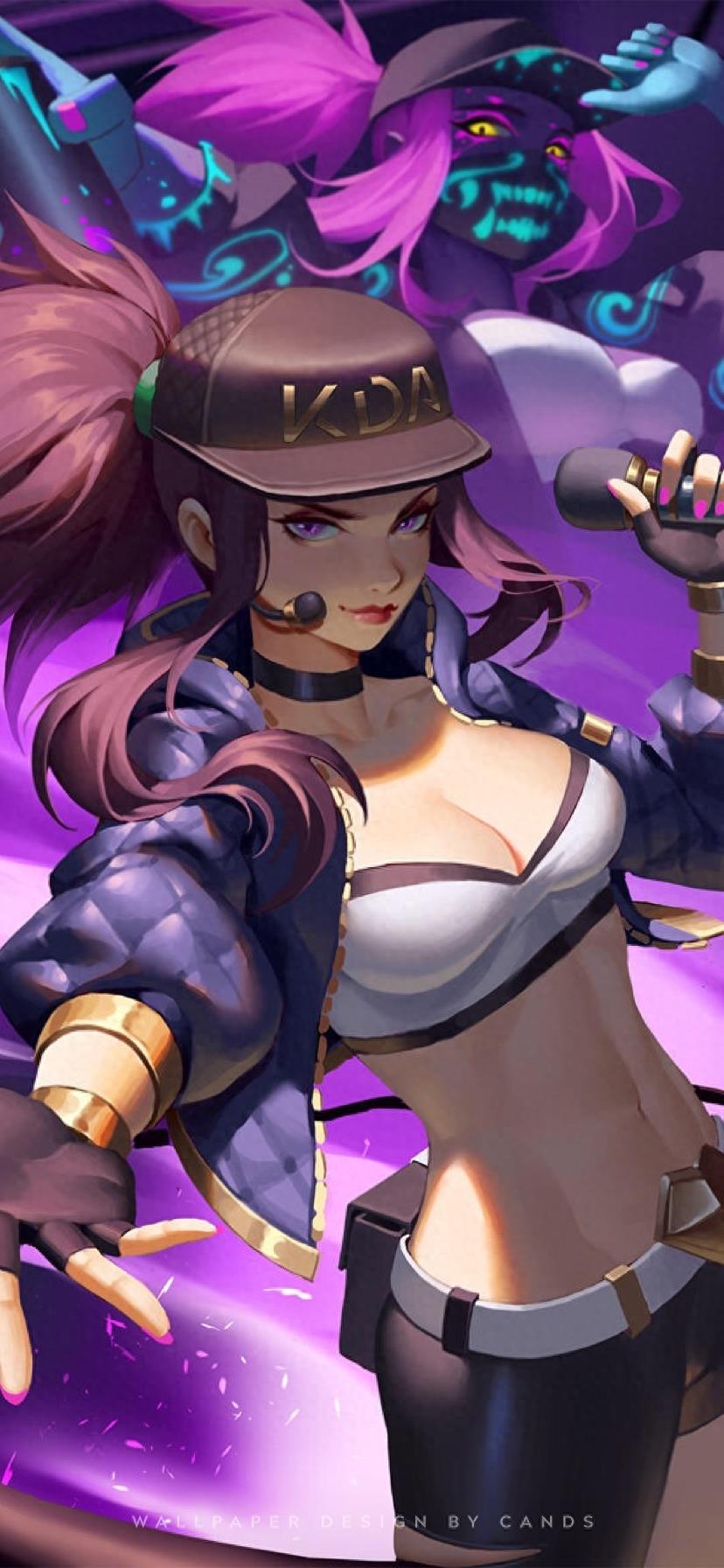 手机壁纸 | 英雄联盟KDA女团之阿卡丽