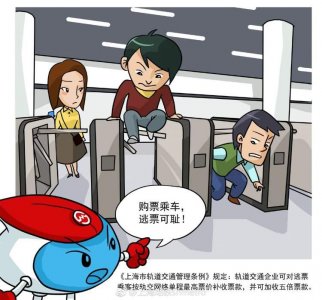 ​地铁逃票，最高可罚5倍以下票款