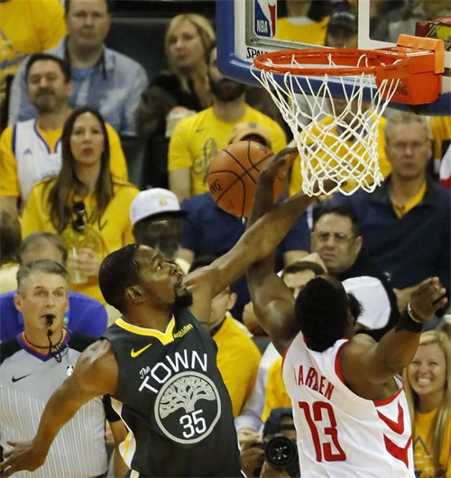 篮球——NBA季后赛：勇士胜火箭