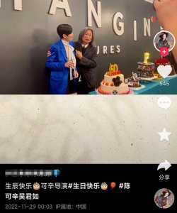 ​吴君如有几个宝宝(吴君如为60岁陈可辛庆生)