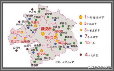 ​武汉城市圈：10个县级市15个县，发展前景如何？