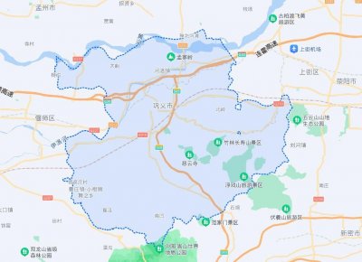 ​巩义地图高清版全图，郑州巩义市卫星地图分享