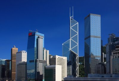 ​香港最美的超高层地标——中银大厦，灵感源自“节节上升”的竹笋