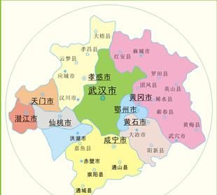 湖北有哪些市和县