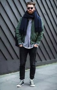 ​男士秋冬色彩之深绿色