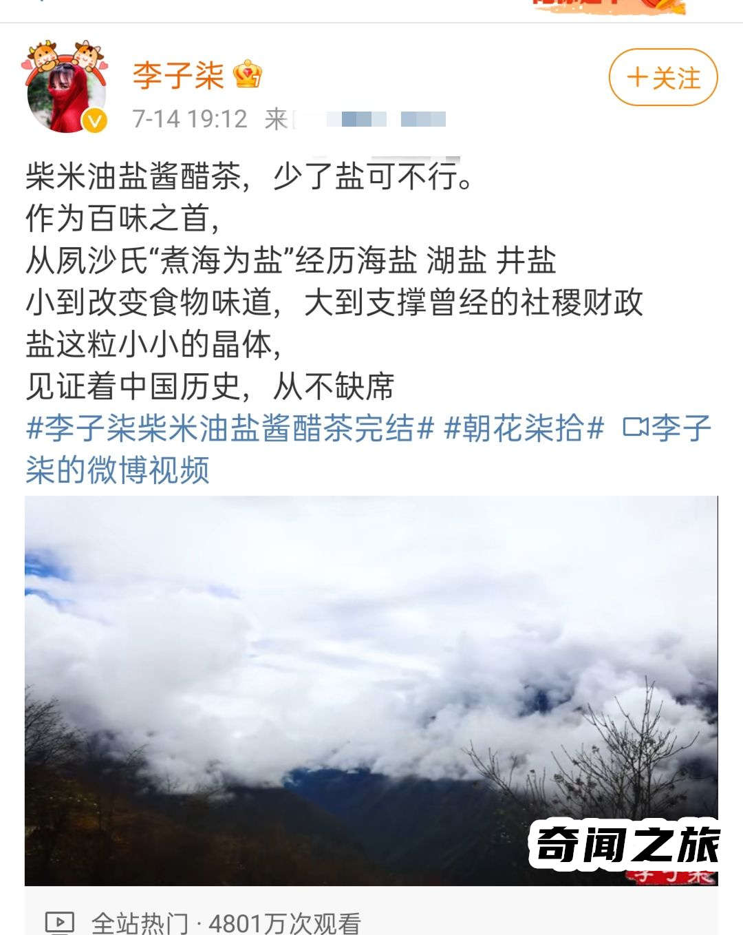 李子柒为何突然消失（李子柒现在的现状）(2)_