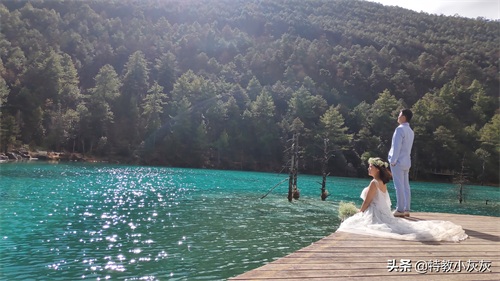 绿水青山·丽江玉龙雪山下的蓝月谷