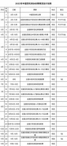 ​【收藏】最全2023年羽毛球赛事赛程计划表